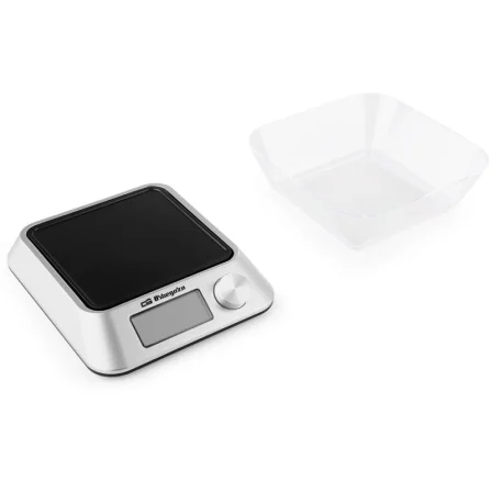 Orbegozo PC 1030 Báscula de Cocina Electrónica hasta 5 kg Plata